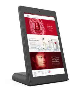 L-Form 8 10 Zoll Kapazitive Berührung Kunden feedback Evaluator Restaurant Bank Bestellung POE RJ45 NFC pos Desktop Android Tablet