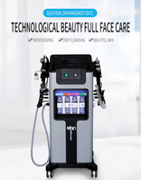 Appareil de soin du visage 8 en 1, chambre hyperbare, oxygénothérapie, rajeunissement du visage, appareil de soin de la peau esthétique, jet peel
