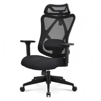 Chaise de bureau ergonomique en maille de haute qualité, moderne, multifonctionnelle et adaptée à un usage au bureau et à domicile. Personnalisable