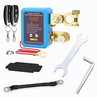 Interruptor de Desconexión de Energía con Control Remoto de 24V, Alcance de 10-50m, Corriente Máxima de 240A, Clasificación IP65 para Uso Automotriz Anti-Desagüe