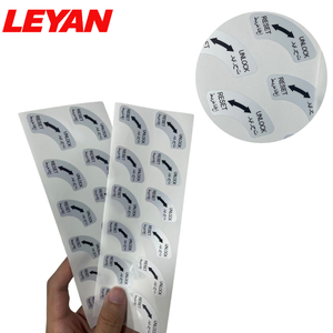 Etiquetas Autoadhesivas de PET Rectangulares LEYAN, Etiqueta de Desbloqueo y Reinicio, Fuerte Adhesividad, para Uso Comercial y de Compras - Product Image 3