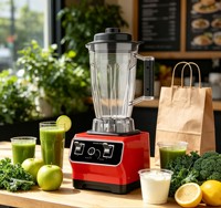 Mixeur-broyeur commercial haute performance pour smoothies, portable, électrique, avec commande par bouton, 400W, appareils électroménagers pour la maison