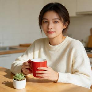 Nouveaux produits – Tasses en céramique vertes effet laqué, style Dollar <span class=keywords><strong>Store</strong></span>, marque HARVIT, design minimaliste, origine Shandong - Product Image 5