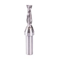 Venta al por mayor 2 flautas broca en espiral TCT CNC enrutador de brocas de carburo sólido personalizable OEM/ODM cortador de fresado en espiral