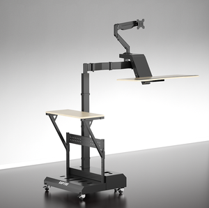 <span class=keywords><strong>Mesa</strong></span> flotante Idesk7, <span class=keywords><strong>mesa</strong></span> elevadora suspendida, diseño de <span class=keywords><strong>mesa</strong></span> doble, altura ajustable, rueda universal, brazo simple y brazos dobles - Product Image 3