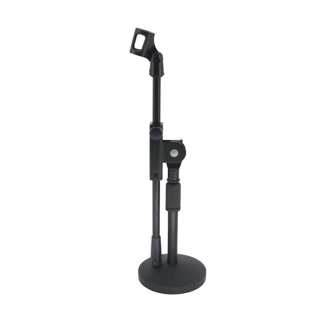 HEBIKUO M-210 Microphone Stand Factory Direct Wholesale Mini Foldable Adjustable Desktop Studio Mic Stand