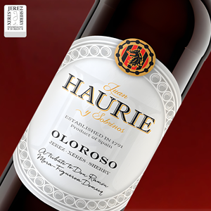 Vin de Sherry Oloroso HAURIE fabriqué en Espagne, 750 ml, vin de Sherry espagnol corsé Oloroso - Product Image 4