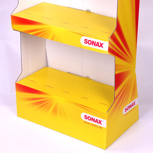 Chất Lượng Cao Có Thể Tái Chế Hai Mặt Sóng Giấy Hiển Thị Đứng đẻ Khoai Tây Chiên Kẹo Đồ Ăn Nhẹ Giá Tông Hiển Thị Sàn - Product Image 6