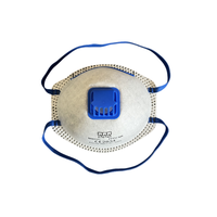 Masque jetable anti-poussière avec filtre à charbon actif, filtration des odeurs, FFP2 KN95, masques anti-particules NR