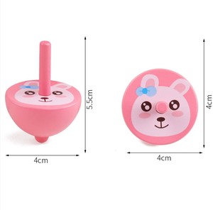 Colorido al por mayor 4 PCS de madera de Gyro juguetes para niños personalizado clásico de madera bloques de construcción de jug - Product Image 5