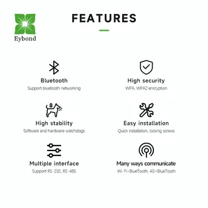 Eybond 4G RS-485 RS-232 TTL IP65 वायरलेस नेटवर्क मॉनिटरिंग SMKSOLAR इनवर्टर डेटालॉगर की