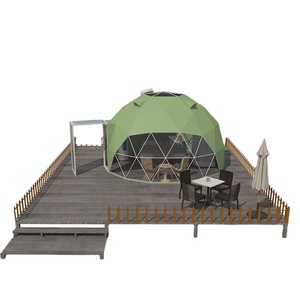 Outdoor Geodesic Dome <b>Tent</b> 5m Diameter 20sqm Four-season Living Space Rainproof Windproof UV Protection - Product Image 1