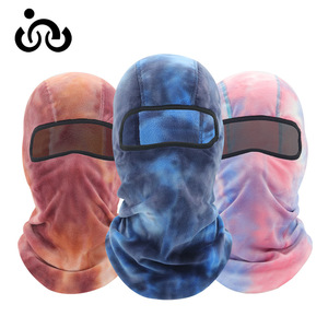 Tie Dye Balaclava Face Mask Warm Winter Outdoor Cycling Skiing Headwear Unisex Adult Protection Gear - Product Image 1