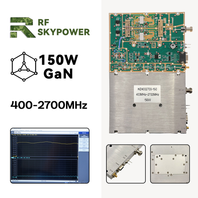 OEM 150W Solid State RF Power Amplifier 400-2700MHz High Efficiency UHF L S Band Anti UAV RF Module