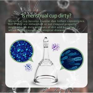 Hot Steam Menstrual Cup Esterilizador Wash Reutilizável Set Produtos de Higiene Feminina Mulheres Período Cuidados Copa Menstrual Esterilizador - Product Image 6