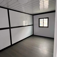 Maison conteneur pliable moderne, maison préfabriquée portable de petite taille avec installation rapide