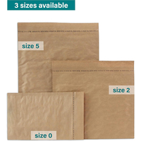 Enveloppes à bulles en papier kraft rembourrées neuves, auto-adhésives, pour petits articles