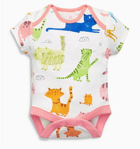 Vêtements en coton bio <span class=keywords><strong>1</strong></span> an Cadeaux pour bébé fille Romper à pompon - Product Image 1