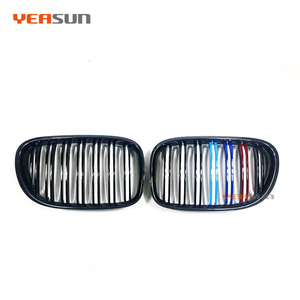 Rejilla delantera de riñón doble para <span class=keywords><strong>BMW</strong></span>, accesorio de color negro con acabado brillante, de alta calidad, modelos serie 7: 2008, <span class=keywords><strong>2010</strong></span>, 2012, 2013 y 2014, F01 - Product Image 6