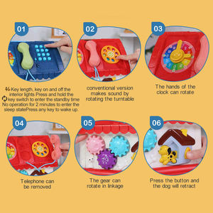 Jouets <span class=keywords><strong>de</strong></span> cube d'activité <span class=keywords><strong>de</strong></span> maison musicale d'apprenant occupé <span class=keywords><strong>de</strong></span> tout-petits avec <span class=keywords><strong>tapis</strong></span> <span class=keywords><strong>de</strong></span> sol <span class=keywords><strong>de</strong></span> circulation et belles voitures <span class=keywords><strong>de</strong></span> course - Product Image 6