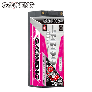 GNB GAONENG 7600MAH 15,2 4S2P HV 1/8 V 100C LiPo batería 1:8 escala RC coche de carreras ABS plástico duro incorporado 5mm bala - Product Image 4