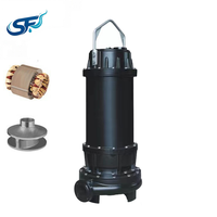 Pompe à eaux usées WQ 40m³/h, hauteur de refoulement 10m, 2.2kW, accouplement automatique, IP68, pour système d'évacuation des eaux usées municipales, CE