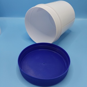 Bán buôn 250G 500G 800g 1000g 1600g 1800g Xô nhựa tròn có nắp có thể tái chế hình tròn để sử dụng hóa chất thực phẩm - Product Image 4