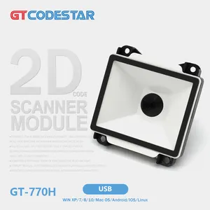 GTCODESTAR Lecteur de codes-barres filaire GT-770H Scanner laser 1D 2D Module de lecteur de codes-barres pour distributeur automatique