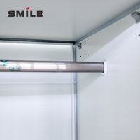 CHNSMILE OEM Casiers pour Employés, Salons de Coiffure, Gymnases – Armoires Modernes en Acier à 4 Portes Multifonctionnelles Pré-assemblées