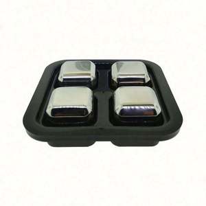 Pierres à whisky en acier inoxydable personnalisées à prix abordable pour OEM – Glaçons métalliques réutilisables pour bar - Product Image 6