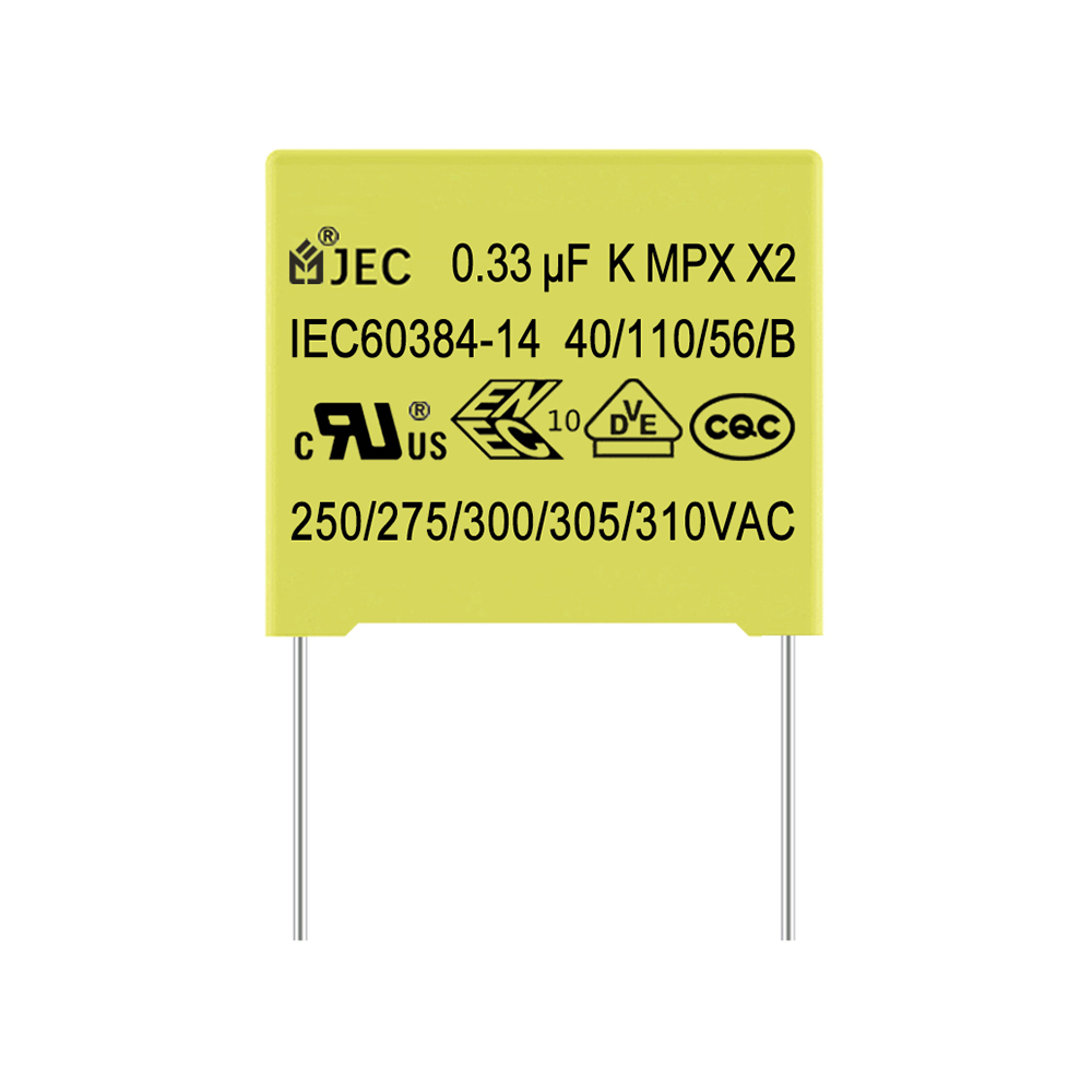 Supressão EMI Mpx Mkp Filme Plástico Caso X2 Vedação de Resina de Polipropileno Capacitor 0.33uf Capacitor 275v Capacitor 334