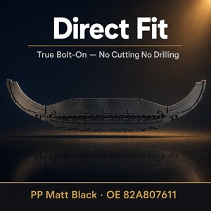 Per <span class=keywords><strong>Audi</strong></span> <span class=keywords><strong>A1</strong></span> GB <span class=keywords><strong>Sportback</strong></span> 2019-2023, Elemento di Chiusura Paraurti Anteriore in PP Nero 82A807611, Sostituzione Diretta - Product Image 5