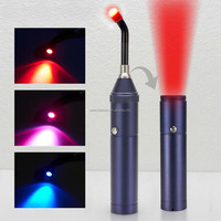 Appareil de luminothérapie rechargeable à main pour le visage et le corps, soins de la peau à domicile, anti-âge, soulagement de la douleur, stylo de physiothérapie
