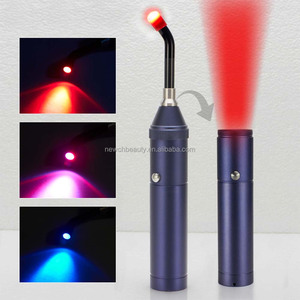 Dispositivo de Terapia de Belleza con Luz Recargable de Mano para el Cuidado de la Piel del Rostro y el Cuerpo en el Hogar, Antienvejecimiento, Alivio del Dolor, Pluma de Fisioterapia - Product Image 1