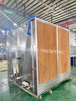 Yikenfeng OEM refroidisseur à sec rideaux humides échangeur de chaleur adiabatique en acier inoxydable pour la réfrigération de condenseur utilisé à haute température
