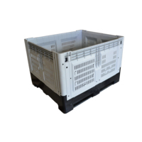 Grande caisse pliable industrielle en plastique pour fruits et légumes, bac à palette rectangulaire, conteneur pour produits frais, Chine XP-ZD1210WXC