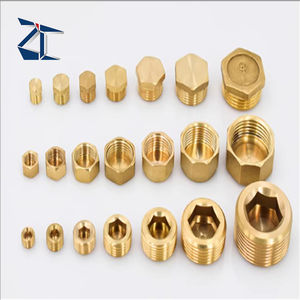 قابس مشفه من النحاس الأصفر ZC سدادة ذات شفة ملولبة سدادة مشابك أخرى - Product Image 4