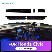 Kit de modification d'éclairage ambiant automobile KYNCHO pour Honda Civic LED Symphony, éclairage intérieur de voiture, lumière ambiante de voiture