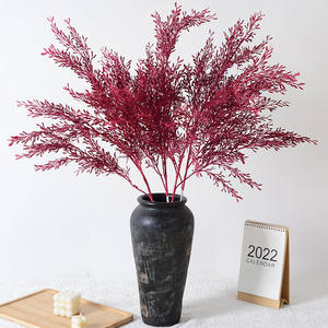 Bouquets de fleurs d'acacia en grain de riz artificiel Valentine Graduation Nouvel An chinois Décoration de fête de mariage à la maison Couleurs pastel - Product Image 1