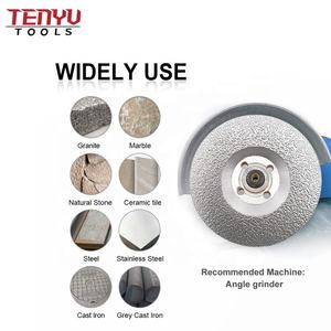 <span class=keywords><strong>ล้อ</strong></span>ถ้วยเจียรเพชรแบบสุญญากาศ4นิ้ว110มม. สำหรับแผ่นขัดโลหะหินแกรนิตแผ่นขัดนูน - Product Image 3