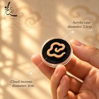 Dupa Gulung Kayu Gaharu/Oud Alami Bentuk Awan Ramah Lingkungan Tahan Lama Aroma Harum untuk Rumah Meditasi Yoga