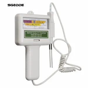 Festnight penguji kualitas air pH/CL Meter, Detektor klorin untuk pembersih kolam renang Spas akuarium kolam - Product Image 1