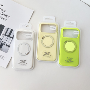 Custodie magnetiche per telefono con staffa rotante di 360 gradi per <span class=keywords><strong>iPhone</strong></span> 17 <span class=keywords><strong>Pro</strong></span> Max 17 Air 16 15 14 13 <span class=keywords><strong>12</strong></span> <span class=keywords><strong>Cover</strong></span> posteriore in <span class=keywords><strong>Silicone</strong></span> tinta unita - Product Image 3