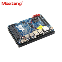 Carte mère industrielle embarquée Maxtang Intel Celeron 4205U I3-8145U 3,5 pouces, double canal SO-DIMM DDR4 64 Go avec 2 LAN 4 USB3.0
