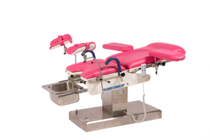 Lit d'accouchement manuel multifonctionnel en acier chirurgical inoxydable Hochey, table d'examen gynécologique hydraulique, <span class=keywords><strong>chaise</strong></span> de salle d'opération - Product Image 6