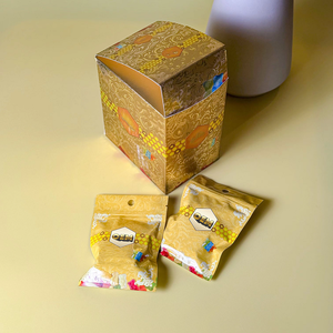 Boîte Cadeau en Carton Ivoire Jetable de Qualité Supérieure pour Bonbons Gommeux Dragon Bear, Sachets de Bonbons Gommeux VVIP <span class=keywords><strong>Royal</strong></span>, Nergie Miel - Product Image 3