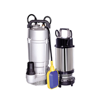 Pompe électrique monophasée QDX1.5-12-0.25F, moteur 0,25 CV, joint céramique, sortie 1 pouce, câble 7 m pour transfert d'eau domestique