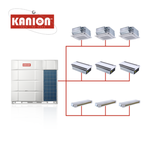 เครื่องปรับอากาศแบบแยกส่วนกลาง VRF (Variable Refrigerant Flow) สำหรับทำความร้อนและความเย็นภายนอกอาคาร ใช้สารทำความเย็น R410A เหมาะสำหรับโรงพยาบาล 1 อัลตร้า เอนเนอร์ - Product Image 4