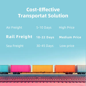 LCL Express Agente de Envío puerta a puerta China a Europa Rusia Transporte de carga ferroviario internacional Servicios de envío DDP - Product Image 2