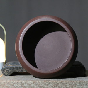 Maceta Redonda de Arcilla Morada para Bonsái, Retiene Agua, No Porosa, Absorbente - Product Image 4